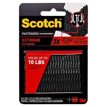 3M 25.4Mmx76.2Mm 2P Hd Rclsbl Fstnr Bl RF9731